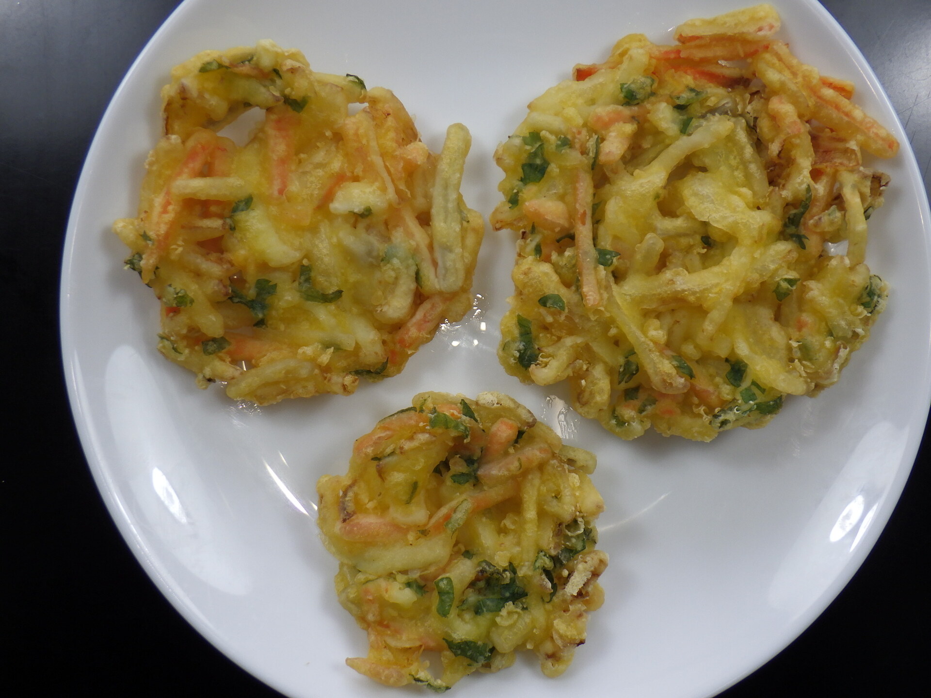 ４種の国産野菜　野菜かき揚げ