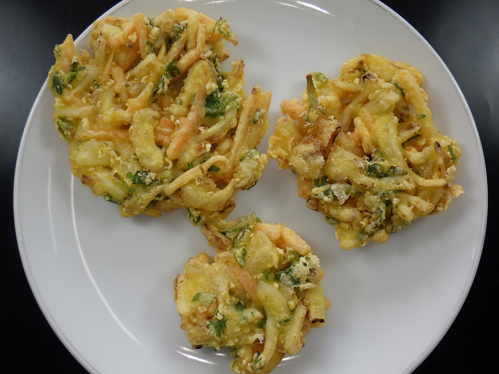 国産野菜で作った野菜かき揚げ