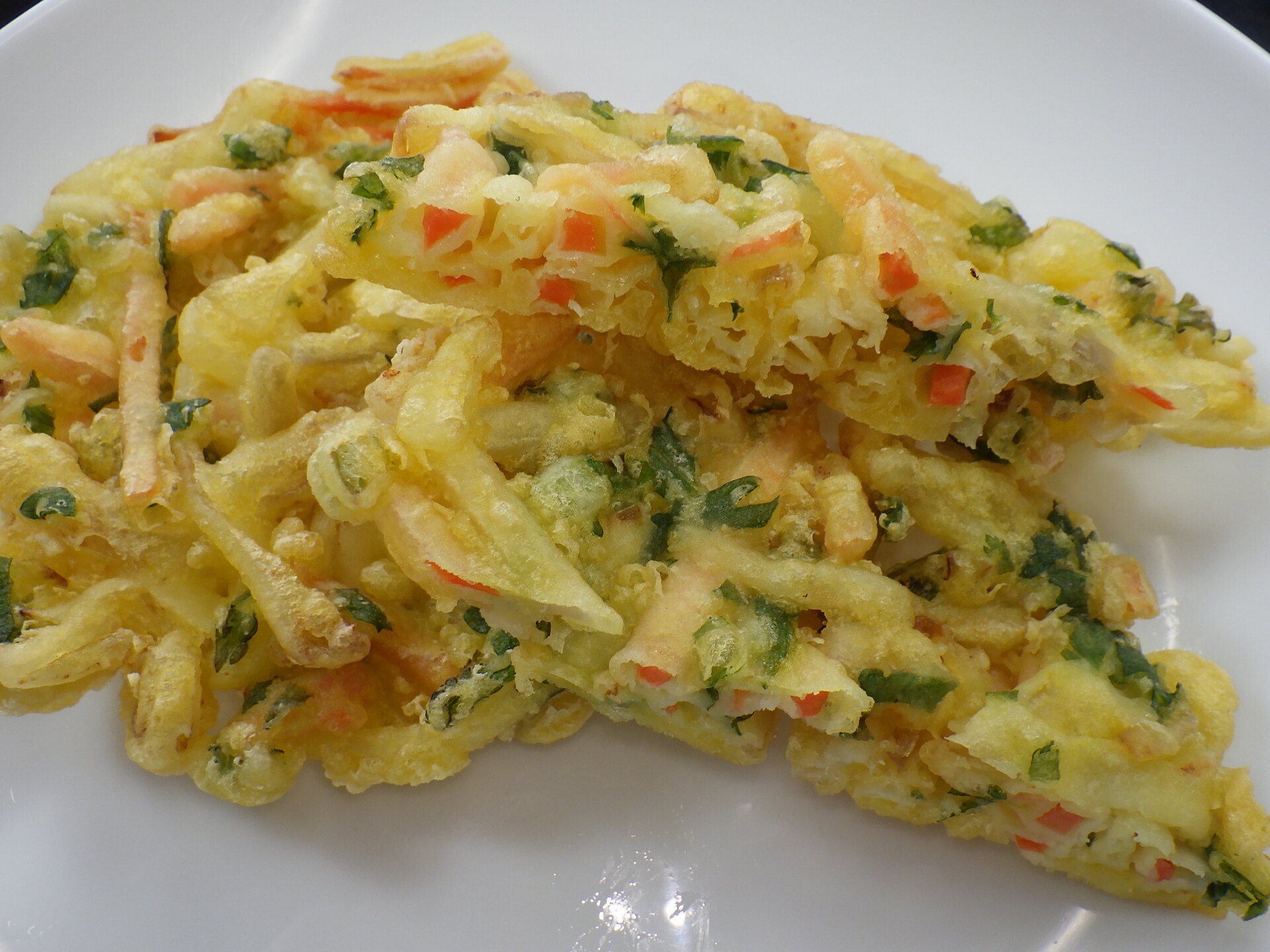 4種の国産野菜　野菜かき揚げ