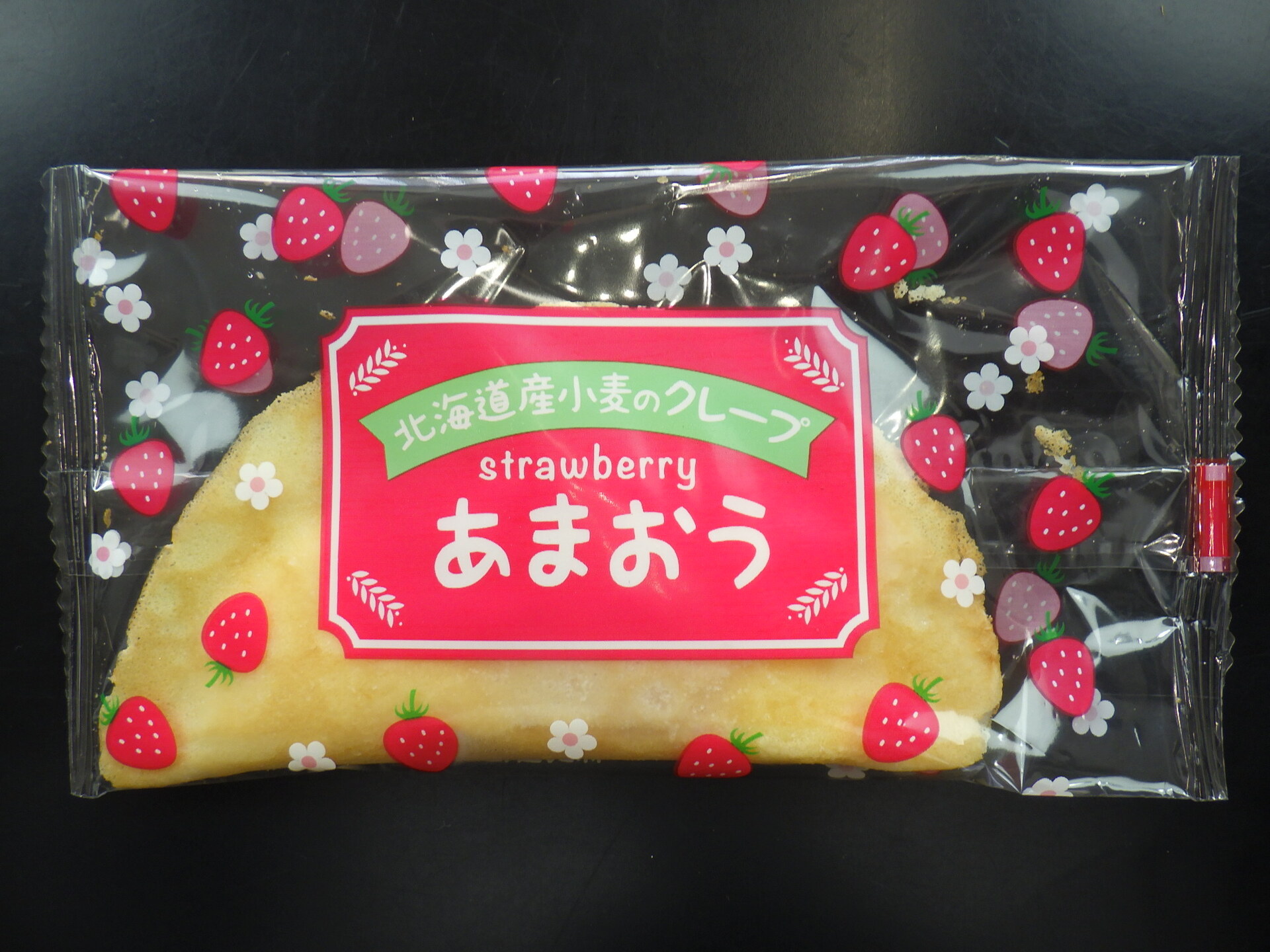 北海道産小麦のクレープ・あまおう（鉄・Ca）