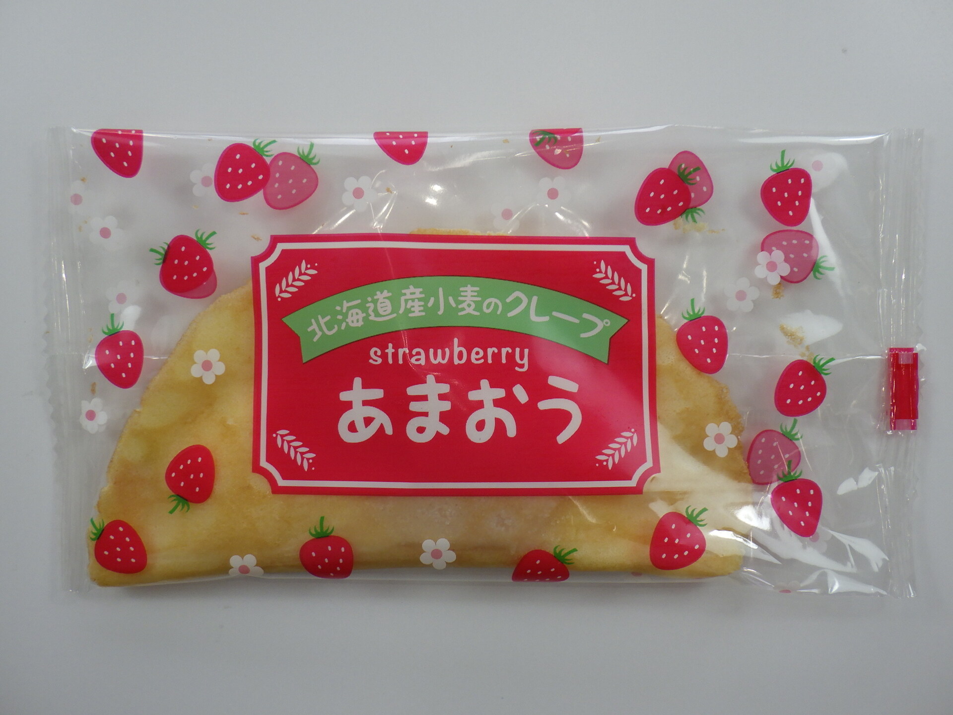 北海道産小麦のクレープ・あまおう（鉄・Ca）