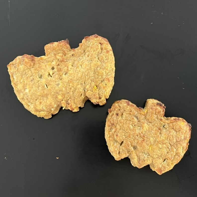 FMうす味かぼちゃ型ハンバーグ