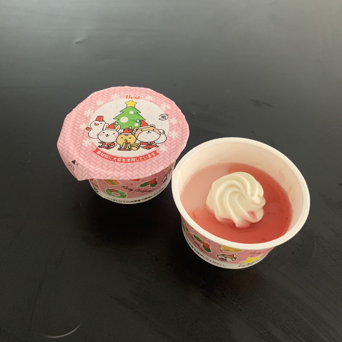 クリスマスカップデザート