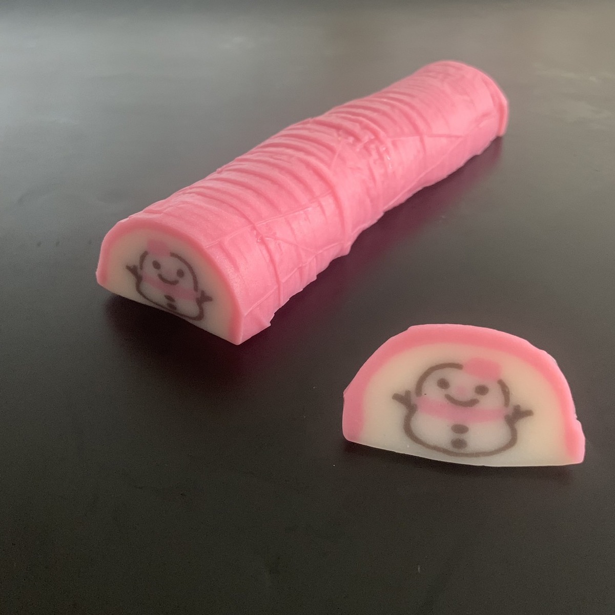 雪だるま蒲鉾ハーフ4㎜スライス