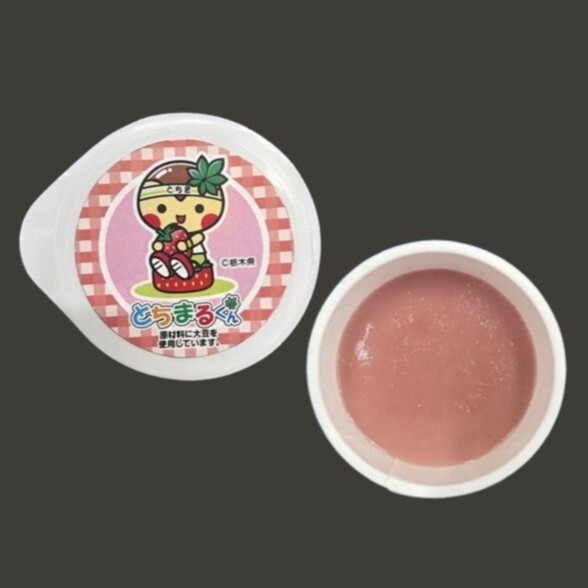 とちまるくんいちごプリン（豆乳）