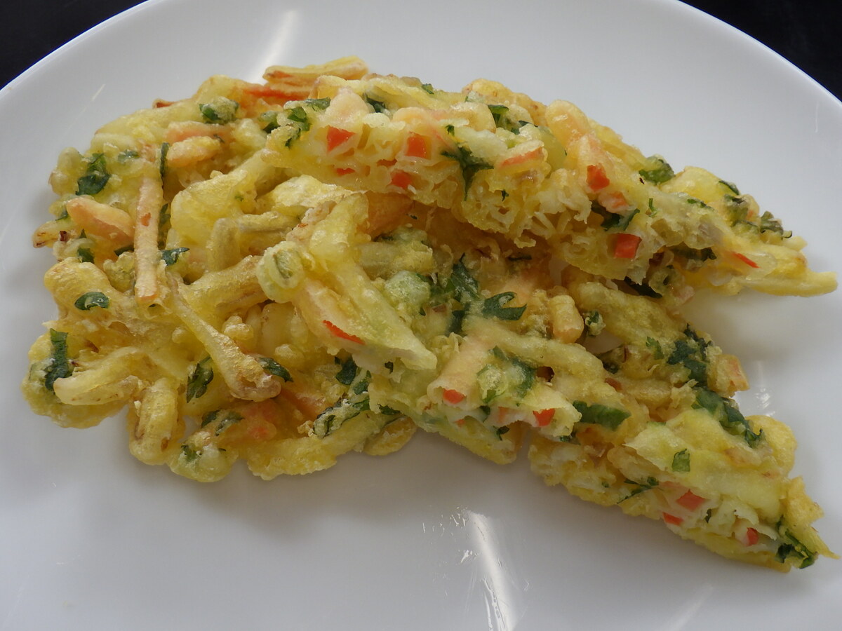 4種の国産野菜　野菜かき揚げ