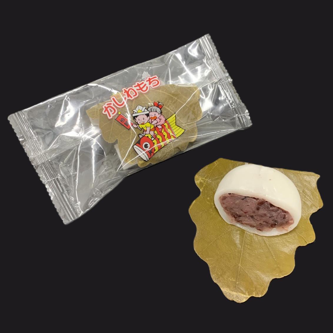 柏もち（白）粒あん