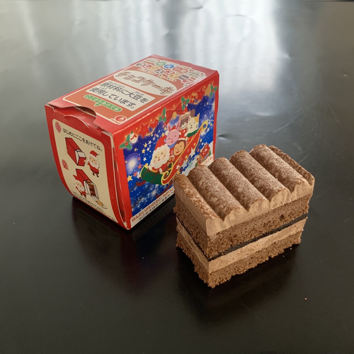 お米deクリスマスチョコケーキ