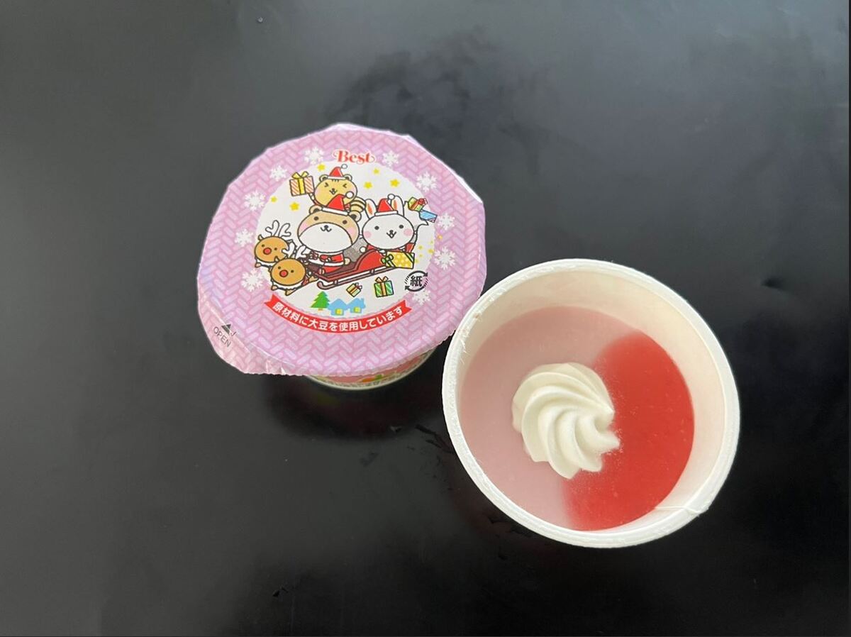 クリスマスカップデザート